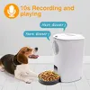 Feeding New Automatic Cat Dog Feeder 4.5L Automatic Pet Feeder Dry Food Dispenser For Cats And Small Dogs With Stainless Steel Bowl