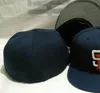 Wholesale hot brand San Diego Baseball caps SOX CR LA AS NY gorras bones Casual Outdoor sports for men women Fitted Hats Full Closed Design Size Caps Chapeau A3