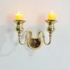 Candle Holders Wall Candlestick Metal Holder Simple Golden Wedding Decoration Bar Party Living Room Home