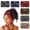 Bohemia Women Turban Floral Striped Tie Dye Printed Yoga Sports Knot Headband Vintage Wide Hairbands Hair Accessories M4298