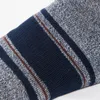 Chaussettes pour hommes 3 paires Harajuku pur coton avec orteils hommes automne hiver épais court sport absorbant la sueur chaud cinq doigts