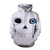 Мужские толстовка толстовок готический свитер 3D Print Hoodie Slim High Street Clothing 2023 Аксессуары Harajuku Streetwearmen