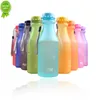 550ML BAP FREE Water Bottle Unbreakable Frosted Sport Kettle Drinking Bottle Outdoor Portable Leak-proof Water Bottle with Rope