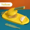 New Kitchen Gadgets 2-in-1 Dumpling Maker Efficient Manual Dumpling Wrapper Mold Dough Pressing Tool Kitchen Accessories