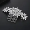 Bröllopshårsmycken Luoteemi Gorgeous Flower Accessories for Women Trendy Fashion Comb Decoration Bridesmaid 230508