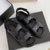 Модельер-дизайнерские сандалии кожа высокого каблука Женщины Ccity Classic Flip-Flops Summer DFBCVB