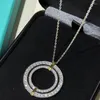 Pingente colares moda 925 prata esterlina jóias finas colar corrente para mulheres festa de casamento lindo dubai redondo