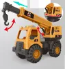 Diecast Model Model Model Model Автомобиль Plastic Excavator Crane Mixer Sump Tork Set для детей для детей на открытом воздухе 230509