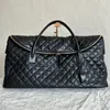 Черная мода ES Giant дорожные сумки из стеганой кожи Maxi Supple Bag Top Handles duffle дизайнерские женские мужские сумки на молнии с застежкой-молнией