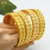 Charm Bracelets XUHUANG African Gold Color Bangles For Women Indian Middle Eastern Nigerian Wedding Luxury Plated Jewellery Brazilian 230508