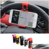 Auto houder stuurwiel mobiele telefoon Mount Buckle Socket voor MI8 SE 6x Mi6 Mi A1 Mix 2S GPS Stands Drop Delivery Mobiles Motorcycl DHFKF