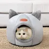 Mats New Deep sleep comfort in winter cat bed little mat basket small dog house products pets tent cozy cave beds Indoor cama gato