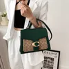 Cheap Purses on sale Wine God Bag Fashion Versatile Contrast Color Handheld Small Square One Shoulder Crossbody Women's