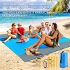 Outdoor Pads 2.1x2m Beach Blanket Waterproof Pocket Folding Camping Mat Mattress Portable Lightweight Picnic Sand