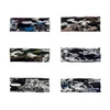 6Pcs New Men's Sports Headband Running Fitness Sweat-absorbing Headband Camo Elastic Breathable Headband