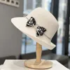 Stingy Brim Hat Summer Sun Wide Elegant Bow Hepburn Style Holiday Floppy Straw Ladies Temperament Beach 230508