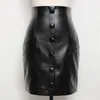 Skirts 0425 2023 Spring And Summer Quality Leather Material All-match Short Skirt High Simple Atmosphere Bag Hip