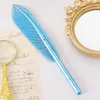 36pcs Luxury Pens Cute Feather For School Supplies Korean Stationery Writing Office Accessories Kids Prizes Things