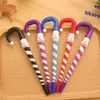 Creative Christmas Snowman Umbrella Shape Ballpoint Pen Stationery Material Cute Cartoon Pens Gift School Supplies