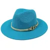 Cappelli a tesa larga Stingy cappelli di paglia da donna fedora per cappello estivo femminile vacanza al mare spiaggia rete sole rosso 230508