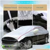 Housses De Voiture Ers Half Er Pour Suv Imperméable À La Neige Avec Bande Réfléchissante Oxford Sun Rain Protection Sedan Drop Delivery Mobiles Motorcy Dhjbn