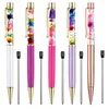 Rose Gold Pen Crystal Gradient Kugelschreiber Exquisiter kreativer Luxus Hochwertiger Folienkugelschreiber Geschenk Student Supplies