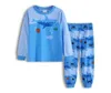Pijama Digger Baby Garoto Pijama Suites Ternos de Manga Longa Criando Crianças T-shirts Trouser Pijamas Conjunto Kid Sleepwear 2 3 4 5 6 7 anos 230509