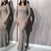 캐주얼 드레스 sutimine 2023 여자의 금박이 긴 슬리브 슬림 한 섹시한 드레스 연회 이브닝 바디콘 생일