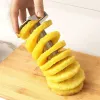 New Pineapple Slicer Peeler Fruit Corer Slicer Pineapple Cutter Stainless Steel Cutter Fruit Cutting Tool Kitchen Utensil Accessorie