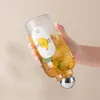 Bar Tools Plastic Cocktail Shaker 500 ml Wine Milk Tea Cup Transparent Leak Proof Schickcup Shop Special General 230508