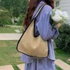 Bolsas de noite Mulheres Bolsa de ombro tecida à mão Grande axileira BOHO Casual Axual