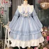 Vestidos casuais na venda feminina figurina kawaii lolita vestido garota fofa japonesa doce princesa fada festa gótica Roupas coreanas