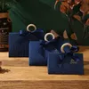 Ciasto S Trójkąt ślubne pudełko czekoladowe cukierki Baby Shower urodzinowe goście Goście Pakowanie papierowe impreza Favors Event 230508
