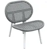 Camp Furniture Nordic Outdoor Teak Doppel Couchtisch Lounge Chair Wohnzimmer Einfache Aluminiumlegierung Single