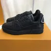 Projektant Fashion Trainer sneaker intage Obuwie codzienne Virgils alligator-embossed czarny Szary Brązowy Biały Zielony skóra cielęca French Ablohs Męskie buty fbo0284