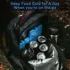 Pacotes de gelo para motocicleta Armor 24X para lancheira - Congelador ultrafino reutilizável Resfriadores legais de longa duração mantêm os alimentos frescos
