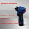 Screwdrivers 16.8V Brushless Screwdriver Lithium Electric Drill Rechargeable Hand Drill Screwdriver Electric Tool Torque Drill 230509