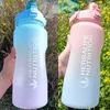 Herbalife Nutrition Bottle 1100/2000mlgradient Dricksvatten Space Cup Milk Kartongflaska med halm