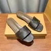 Frauen Revival Slide Flat Bod Sandals Designer braun schwarz weißer Lederschuppen 35-40