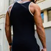Mens Tank Tops Patchwork Casual Gym Men Running Training Sports Vest Bodybuilding Breattable Sleeveless Underhirt Fitness Singlets 230509