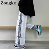 Pantalones Zongke de retales para hombre, ropa de trabajo a la moda, ropa de calle, pantalones de chándal para hombre M3XL, novedades de primavera 2023