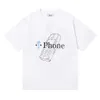 Designer Mode Kleidung T-Shirt T-Shirts Trapstar Kurzarm T-Shirt Telefon Hip Hop Rap Drill Luxus Lässige Baumwolle Streetwear Sportswear Tops Rock Hip Hop zum Verkauf