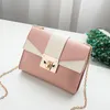 Evening Bags Women's Mini Contrast Color Cover Shoulder Square Bag Small Cute Metal Crossbody Mobile Phone Coin Purses For Women Korean