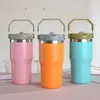 Stainless steel Thermos Cup Cold cup Portable straw cover car 20oz30oz new car cup