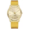 Zegarek 2023 Fashion Watches Watches luksusowy okrągły kwarc zegarek ze stali nierdzewnej Tial Bracele Ladies Relogio Digital