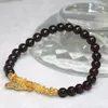 Strand 4 tarzı doğal garnet 6mm yuvarlak boncuk bilezikler kadınlar için bileklik anne hediyeler takılar moda takılar yapım 7.5 inç b2098