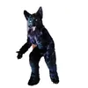 mascot Black Wolf Fursuit Teen Costumes Full Furry Suit Large Event Performances and Costumes