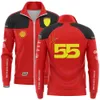 Veste à capuche pour hommes, sweat-shirt de course de formule 1, manteau à fermeture éclair, Charles Leclerc #16, surdimensionné, à la mode, 2023