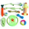 Toys 10Pack Pet Cotton Rope Toy Set Molar Long Lasting Golden Retriever Large And Medium Dog Toys 10Piece Gift Bag dog accessories