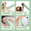 Tosatrice per cani 3 in 1 Rasoio elettrico per animali domestici con smerigliatrice per unghie per gatti Trimmer Taglio di capelli per cani Strumenti per toelettatura Taglierina per artigli di gatto